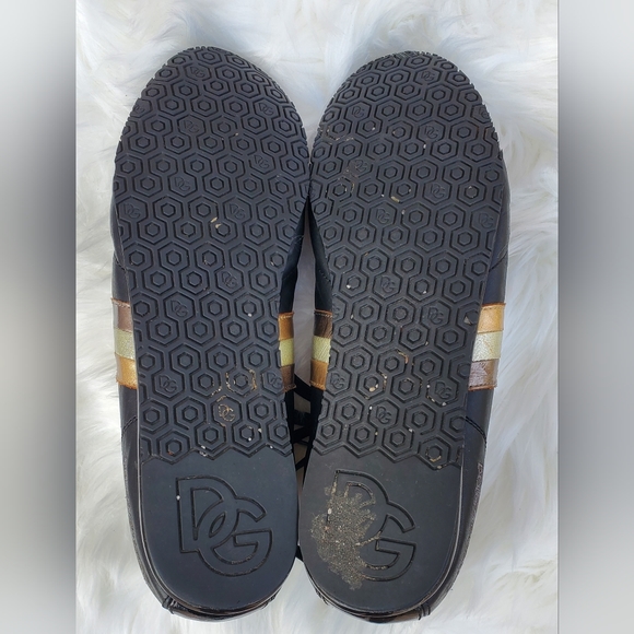 Dolce & Gabbana Black Leather Casual Sneaker sz 11 🎉 Host Pick - Picture 9 of 13